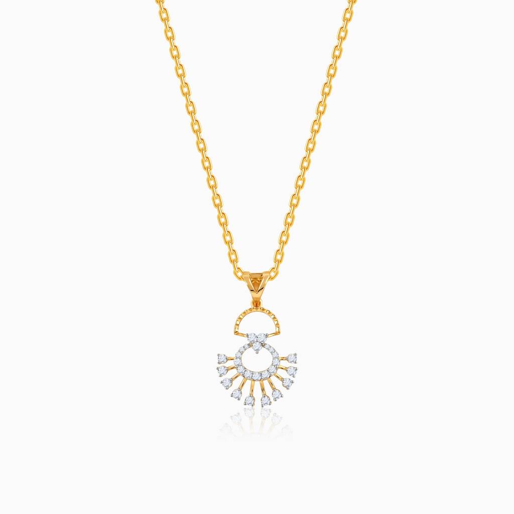 14K Gold Serene Moments Diamond Pendant : GDLPD0391