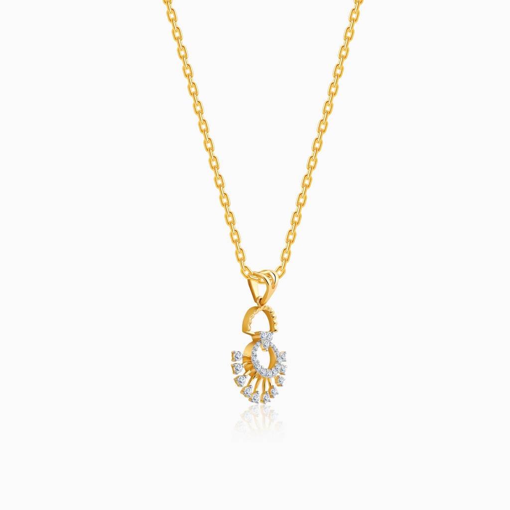 14K Gold Serene Moments Diamond Pendant : GDLPD0391