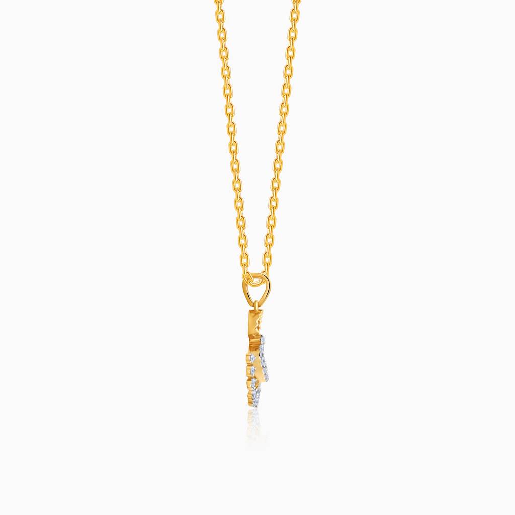 14K Gold Serene Moments Diamond Pendant : GDLPD0391