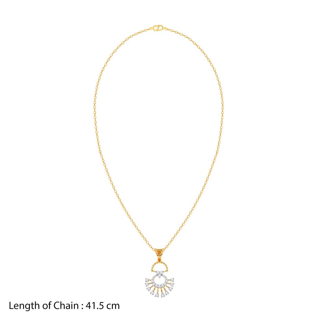 14K Gold Serene Moments Diamond Pendant : GDLPD0391