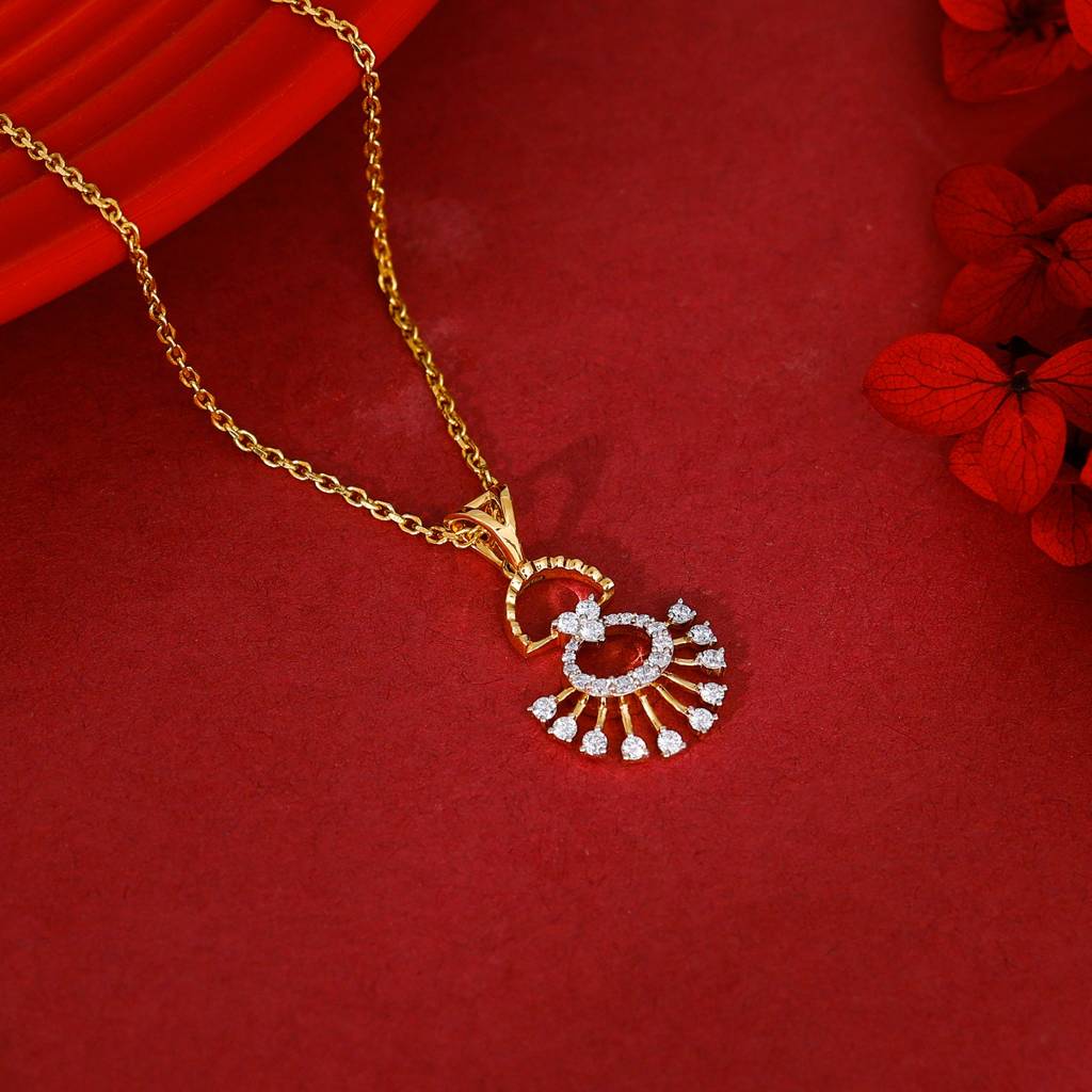 14K Gold Serene Moments Diamond Pendant : GDLPD0391