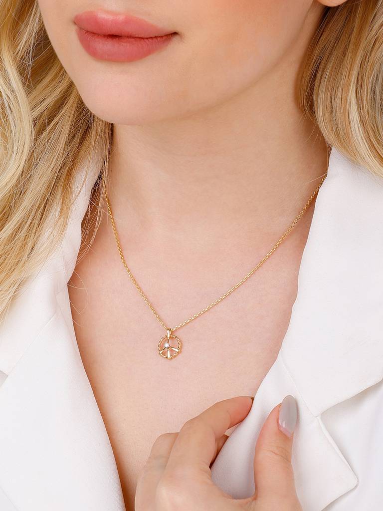 Giva 14K Yellow Gold Eternal Enchantment Diamond Pendant Without Chain Gifts For Women & Girls : GDLPD03