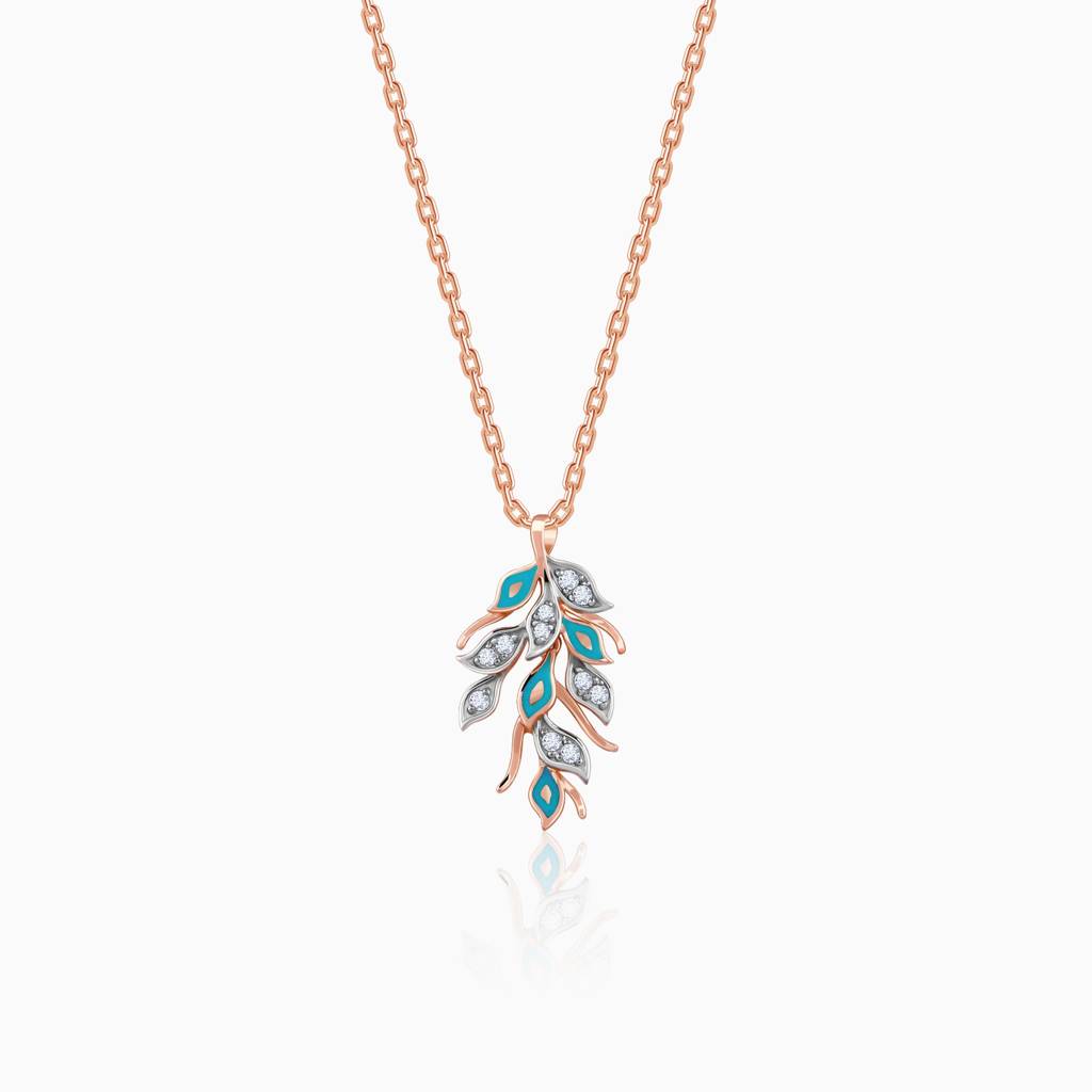 14K Rose Gold Niraja Diamond Pendant : GDLPD0402