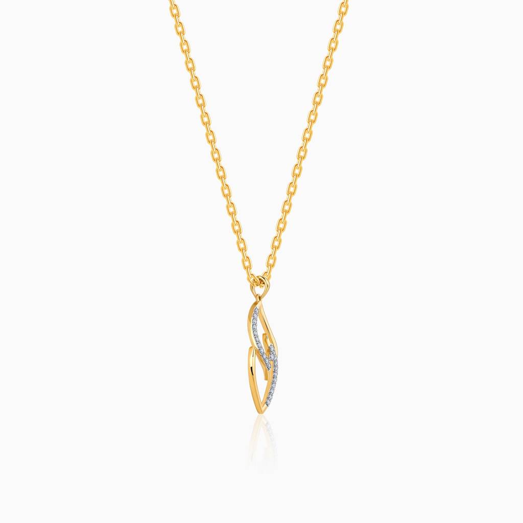 14K Gold Eternal Spark Diamond Pendant : GDLPD0432