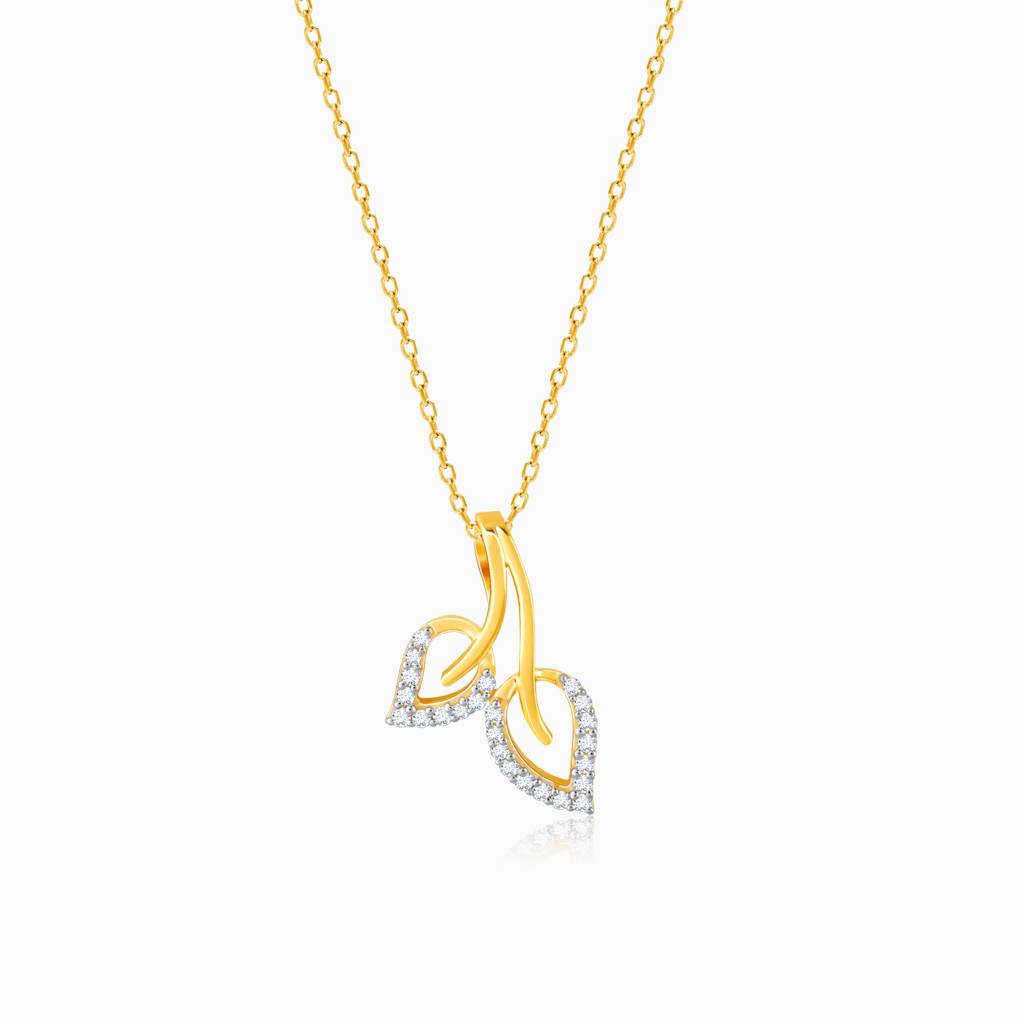 18K Gold Sweet Serenade Diamond Pendant : GDLPD075