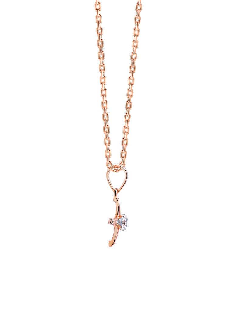 Giva 18K Rose Gold Mysterious Star Diamond Pendant Without Chain : GDLPD098