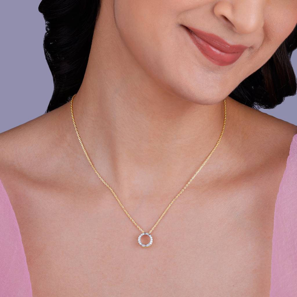 14K Gold Eternal Valentine Diamond Pendant : GDLPD0211