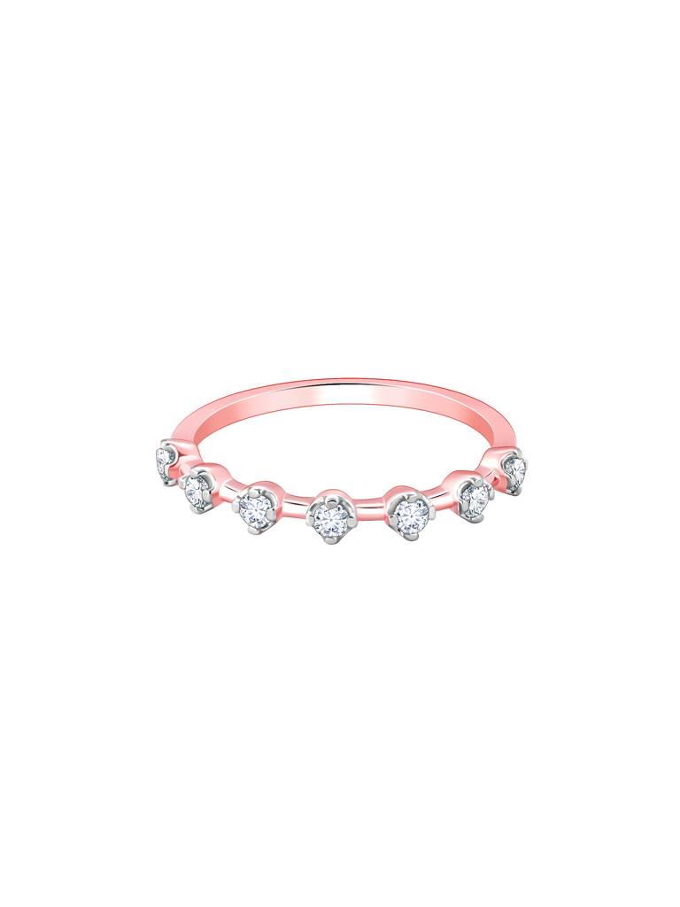 Giva 14K Rose Gold Elegant Halo Diamond Ring : GDLR0101