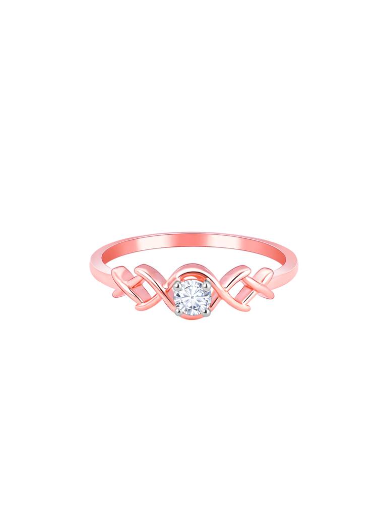 Giva 18K Rose Gold Timeless Grace Diamond Ring : GDLR0104