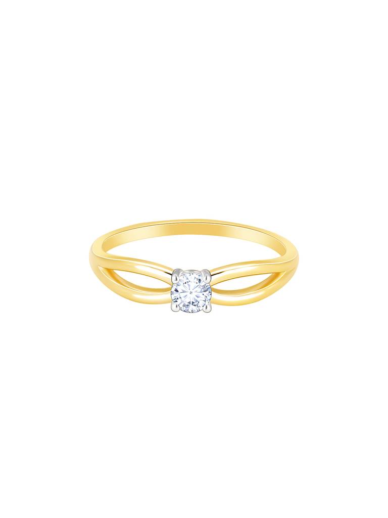 Giva 18K Yellow Gold Charming Magic Diamond Ring : GDLR0107