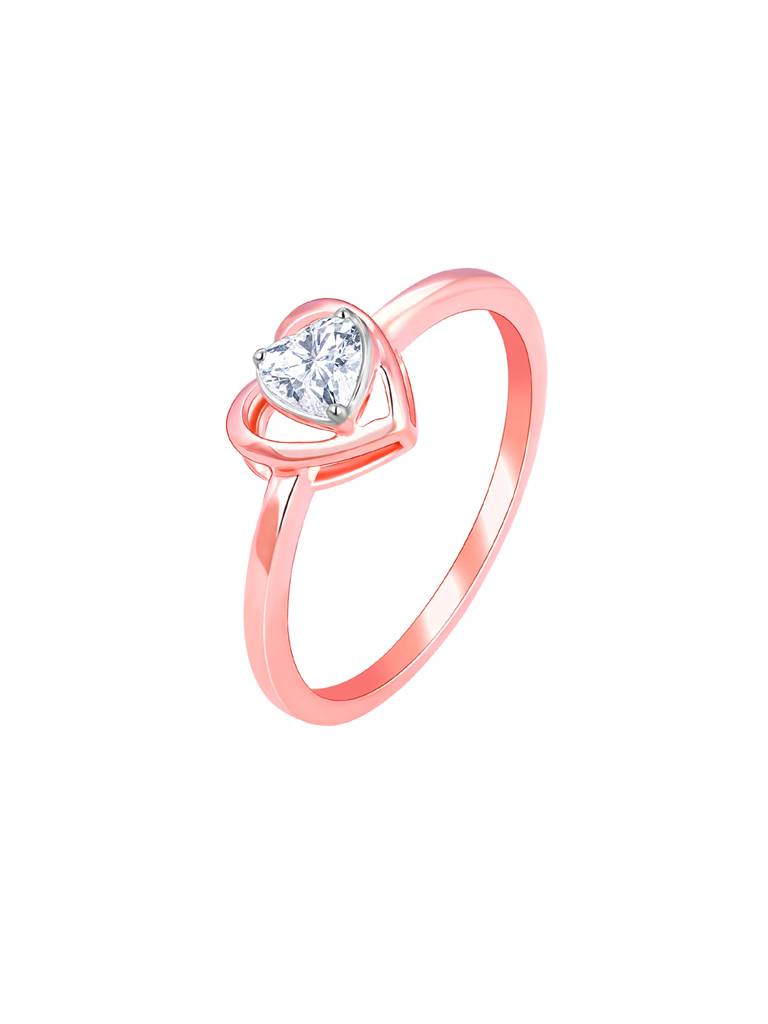 Giva 18K Rose Gold Joy Of Love Diamond Ring : GDLR0110