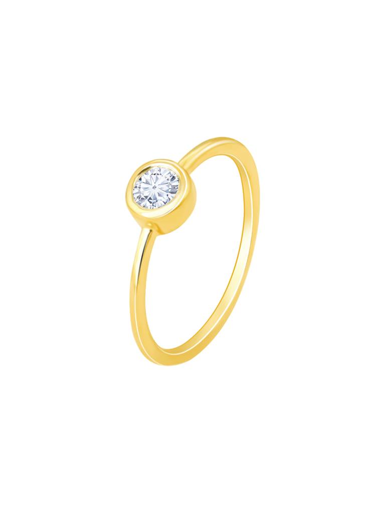 Giva 14K Yellow Gold Precious Love Diamond Ring : GDLR0116