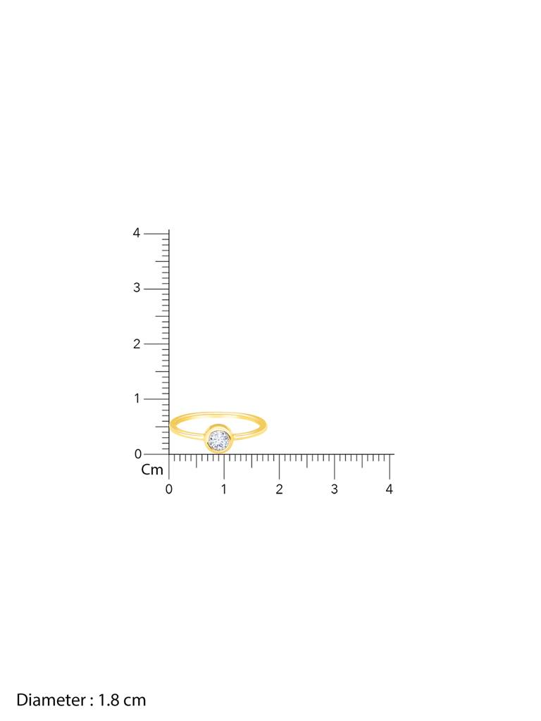 Giva 14K Yellow Gold Precious Love Diamond Ring : GDLR0116