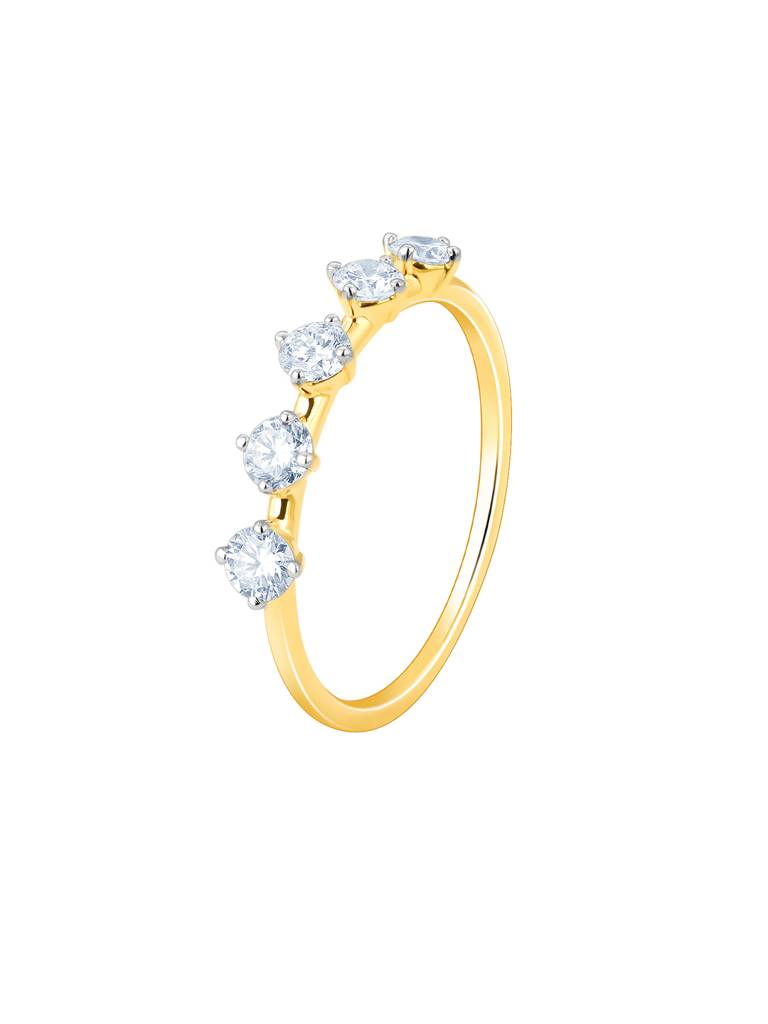Giva 14K Yellow Gold Forever Treasured Diamond Ring : GDLR0117
