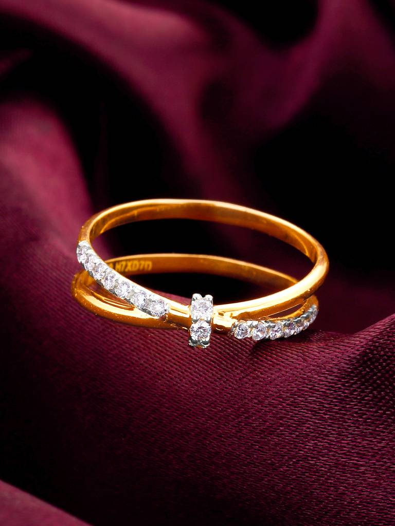 Giva 18K Yellow Gold A Joyful Reminder Diamond Ring : GDLR0125