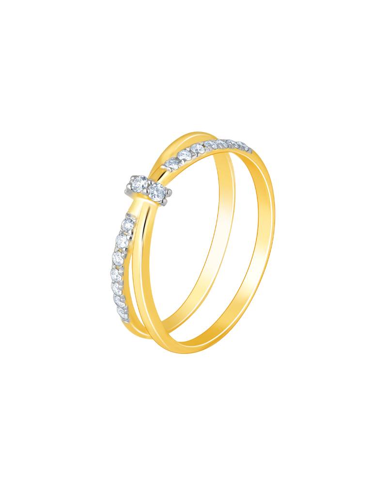Giva 18K Yellow Gold A Joyful Reminder Diamond Ring : GDLR0125