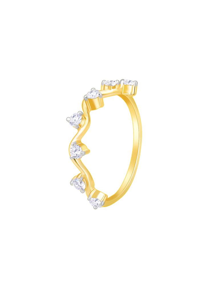 Giva 18K Yellow Gold Gentle Desire Diamond Ring : GDLR0126