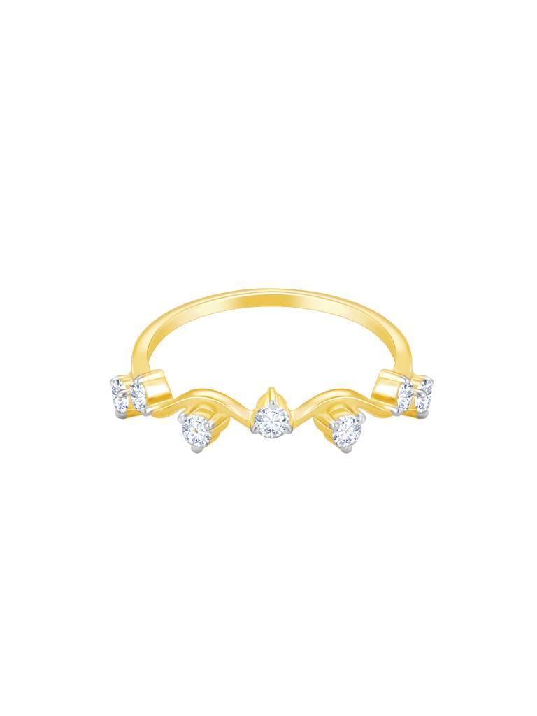 Giva 18K Yellow Gold Gentle Desire Diamond Ring : GDLR0126