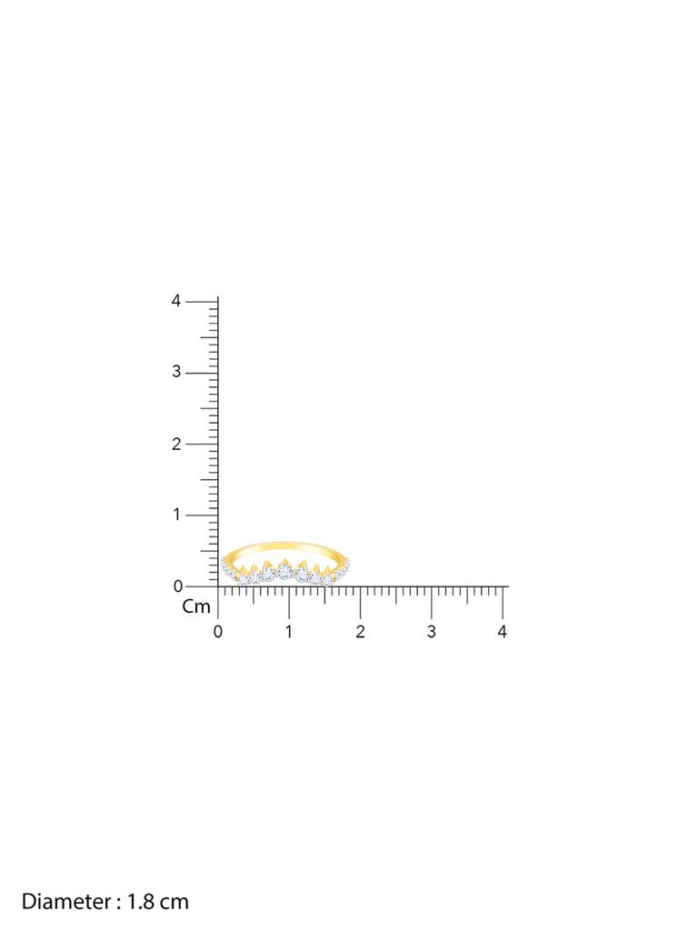Giva 18K Yellow Gold Sublime Affection Diamond Ring : GDLR0128