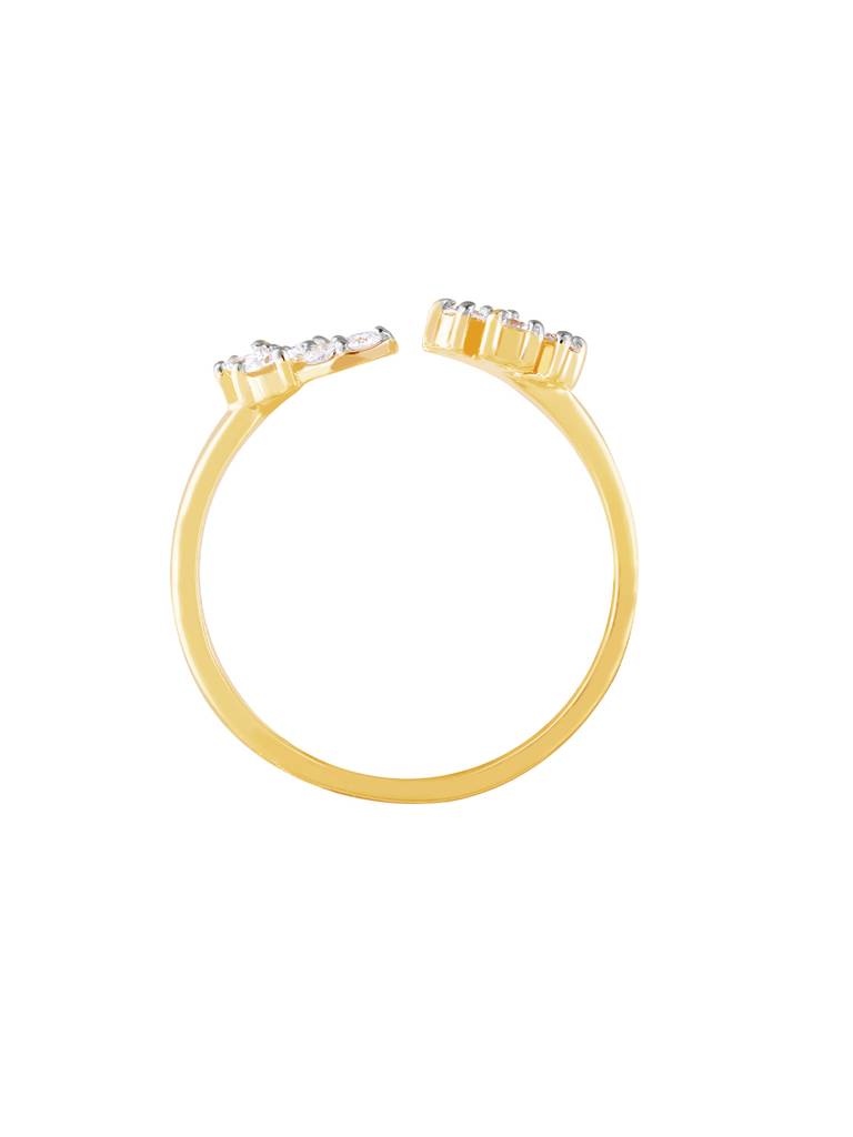 Giva 14K Yellow Gold Nectar Diamond Ring : GDLR0132