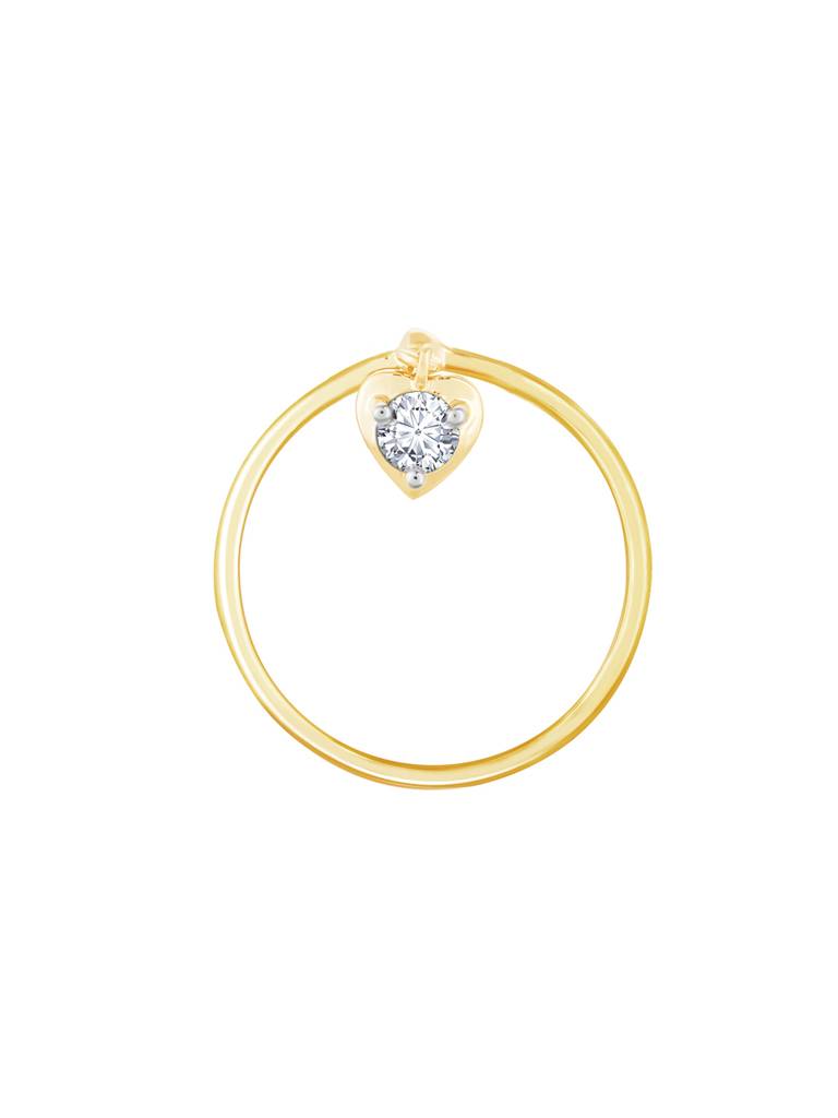 Giva 14K Yellow Gold Immense In Love Diamond Ring : GDLR0144