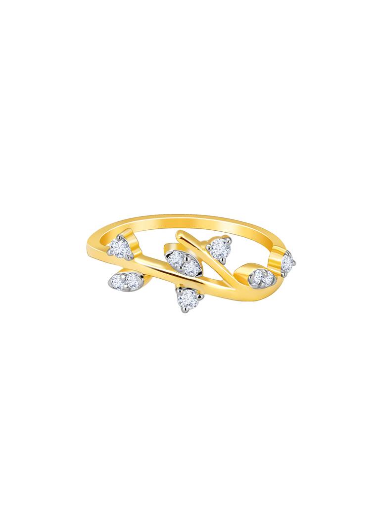 Giva 14K Yellow Gold Vibrant Spirit Diamond Ring : GDLR0151