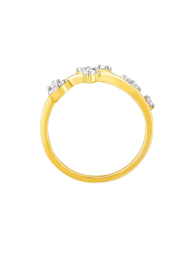 Giva 14K Yellow Gold Vibrant Spirit Diamond Ring : GDLR0151