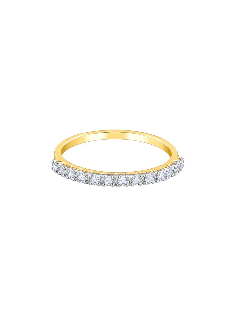Giva 14K Yellow Gold Shimmering Gleam Diamond Ring Indian - 12  Us - 6 Gifts For Women & Girls : GDLR0155