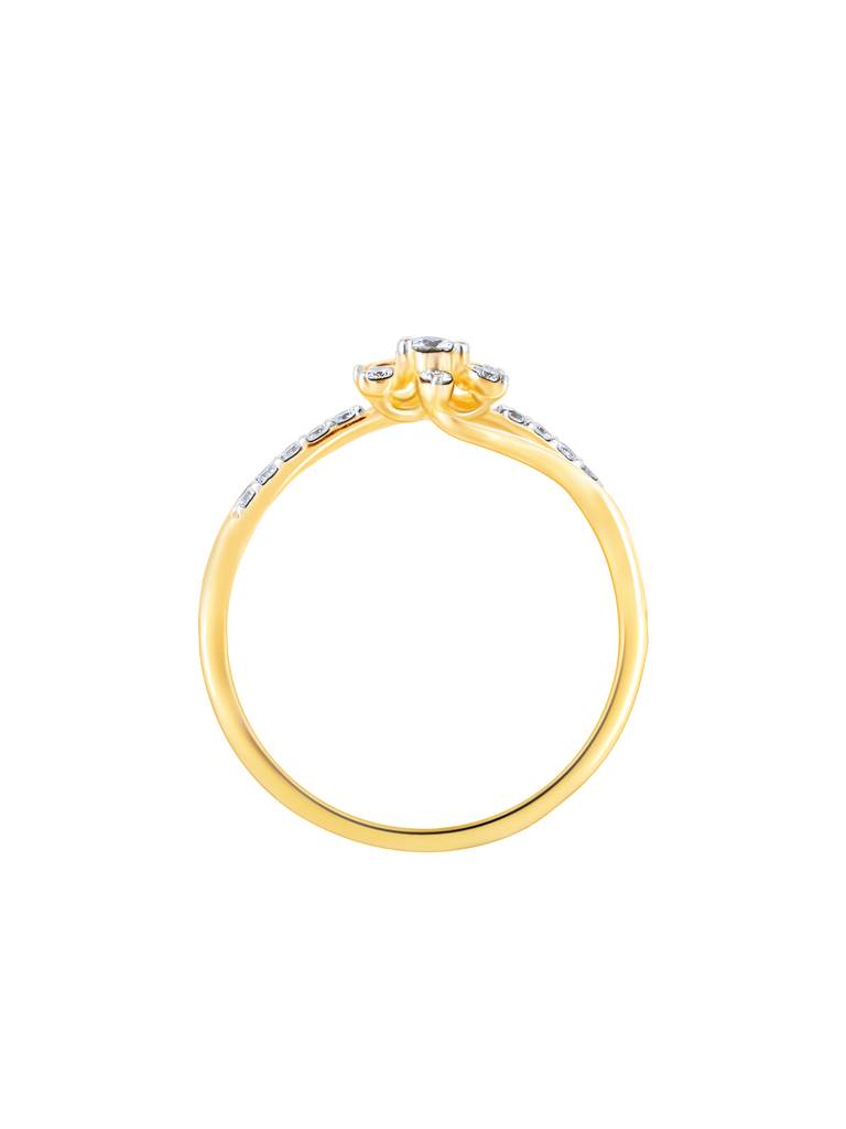 Giva 14K Yellow Gold Seasons Of Life Diamond Ring : GDLR0156