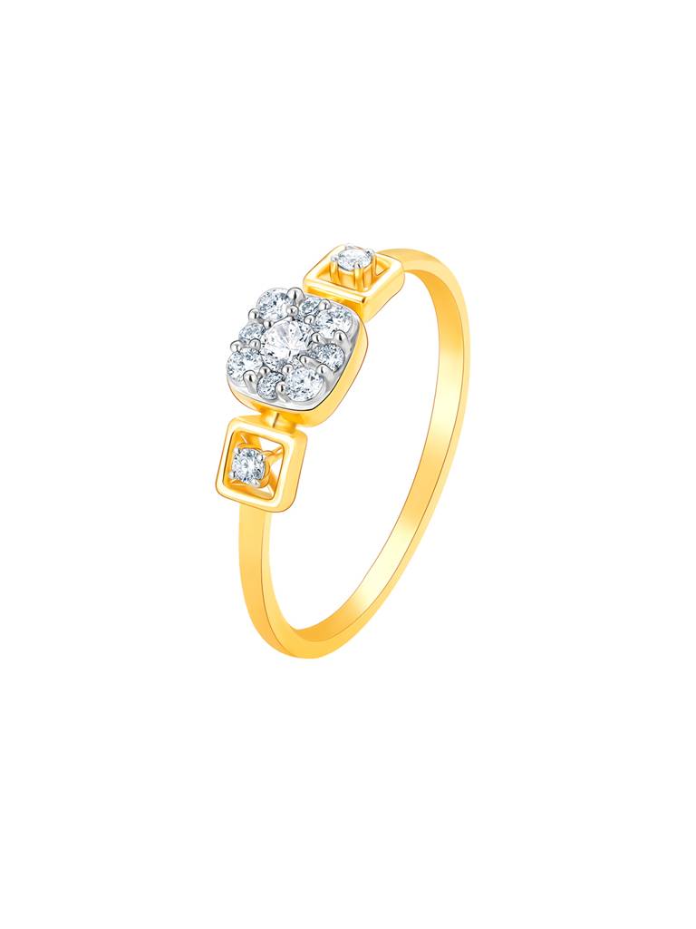 Giva 14K Yellow Gold Tapestry Of Life Diamond Ring : GDLR0158