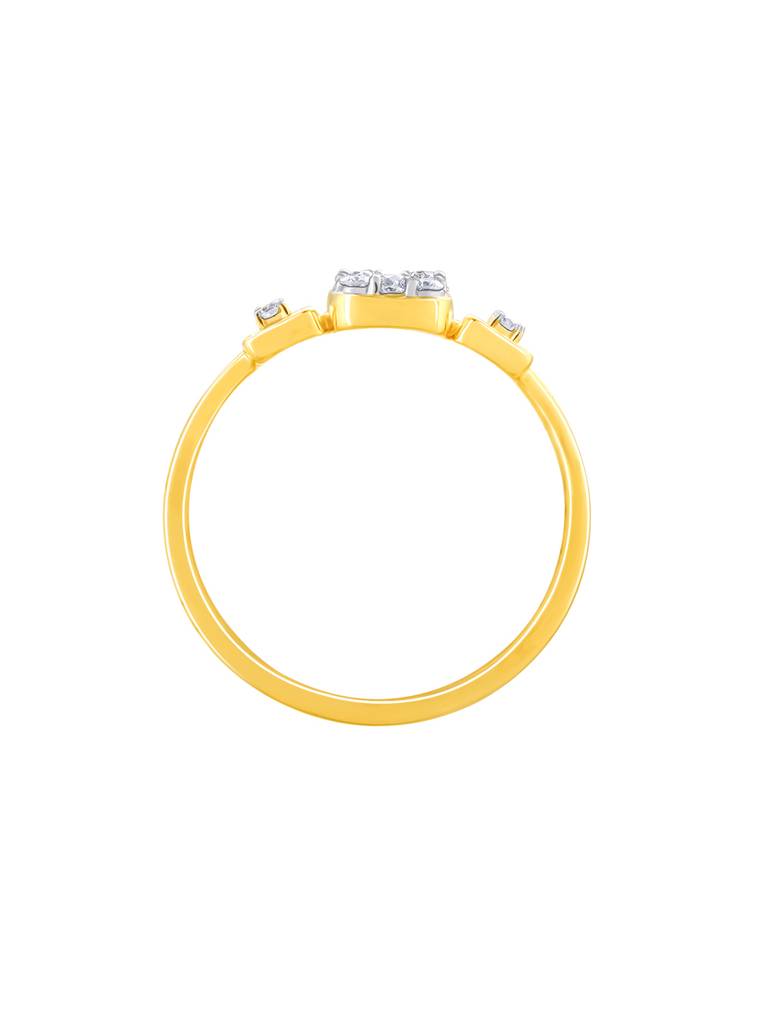 Giva 14K Yellow Gold Tapestry Of Life Diamond Ring : GDLR0158