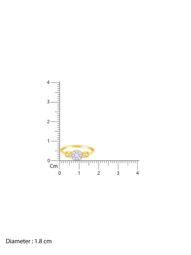 Giva 14K Yellow Gold Tapestry Of Life Diamond Ring : GDLR0158