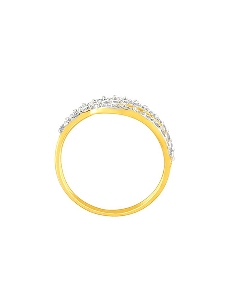 Giva 18K Yellow Gold Heartfelt Emotions Diamond Ring : GDLR0166