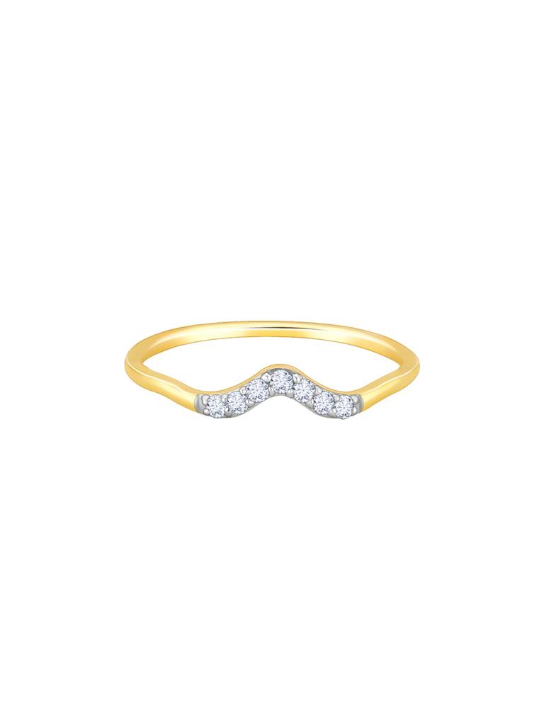 14K Yellow Gold Rise Diamond Ring : GDLR0231