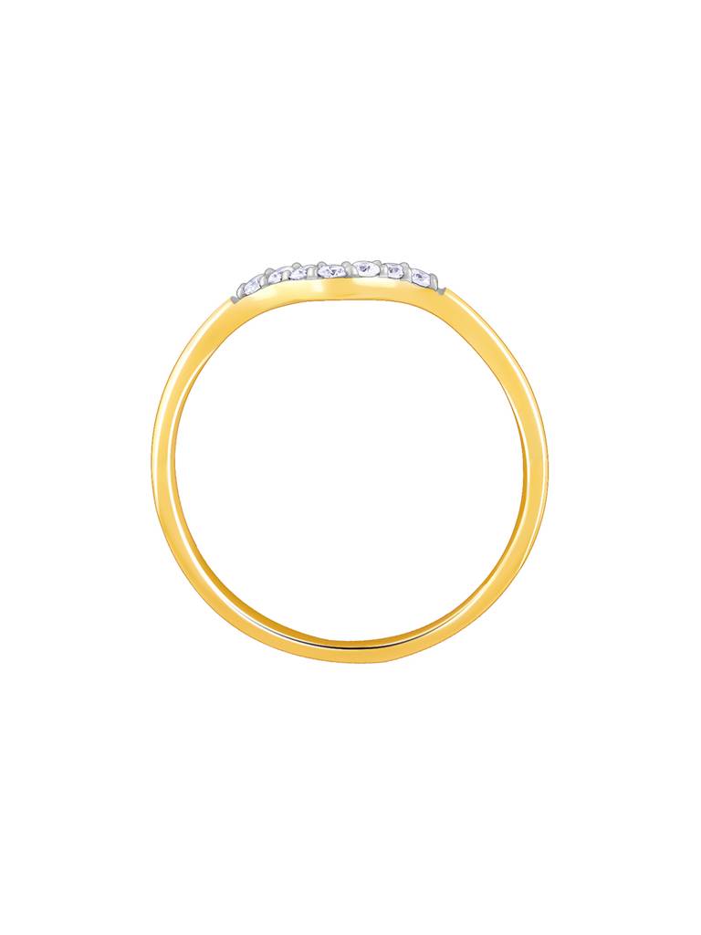 14K Yellow Gold Rise Diamond Ring : GDLR0231