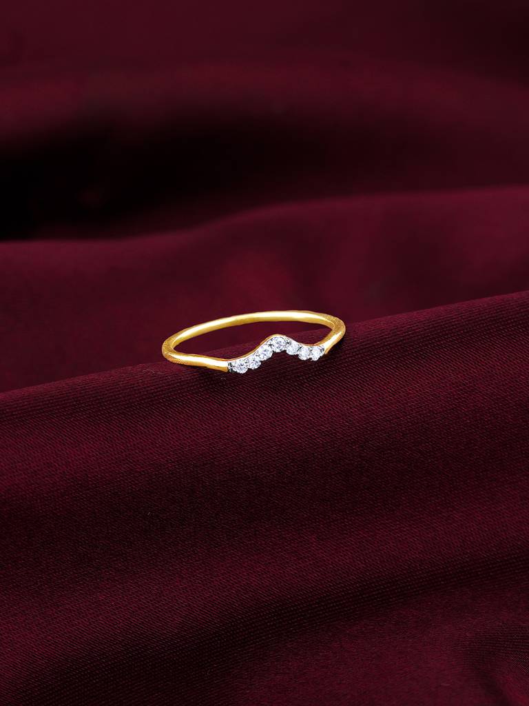 14K Yellow Gold Rise Diamond Ring : GDLR0231