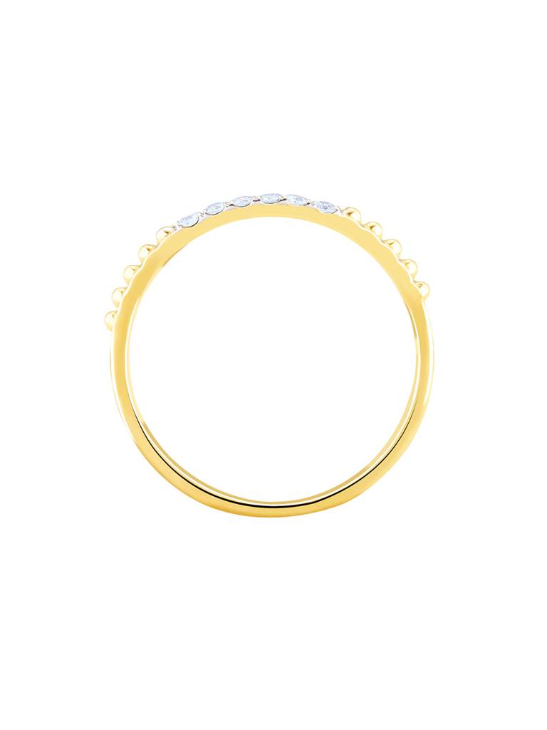 14K Yellow Gold Glorious Shine Diamond Ring : GDLR0239