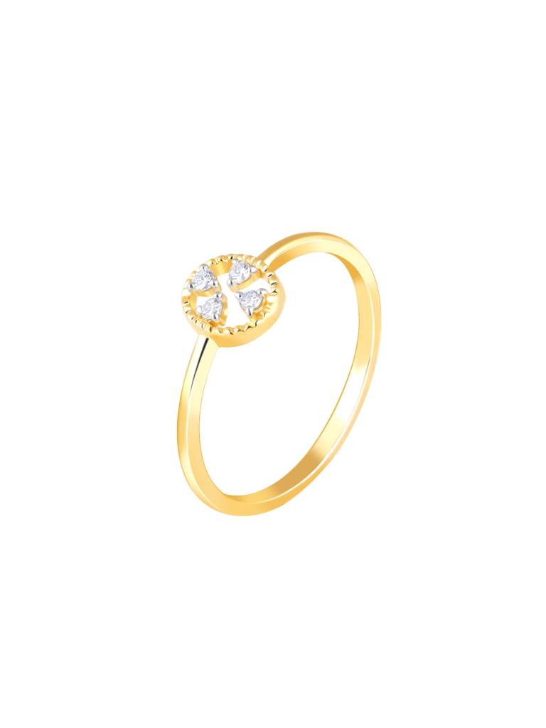 Giva 14K Yellow Gold Timeless Treasure Diamond Ring : GDLR02