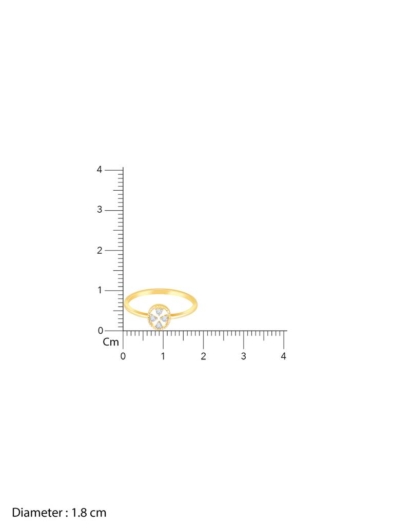 Giva 14K Yellow Gold Timeless Treasure Diamond Ring : GDLR02