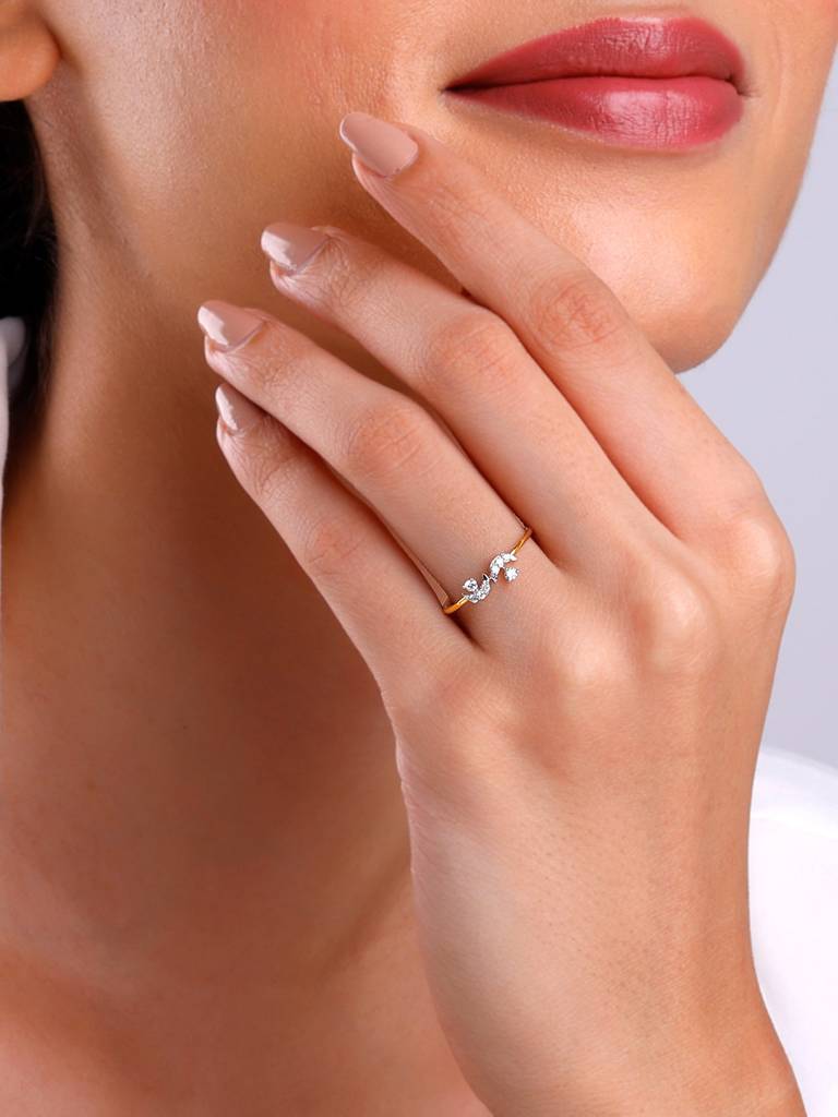 14K Yellow Gold Nima Diamond Ring : GDLR0316