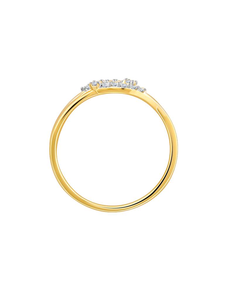 14K Yellow Gold Cove Diamond Ring : GDLR0320