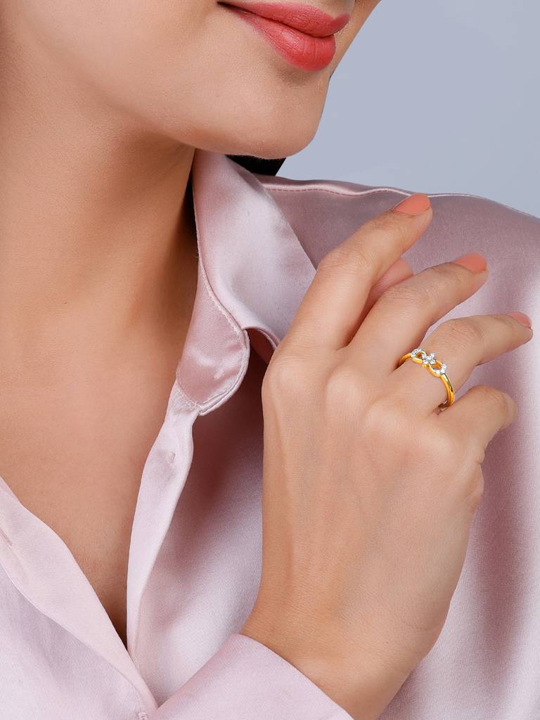14K Yellow Gold Forever You Diamond Ring : GDLR0330