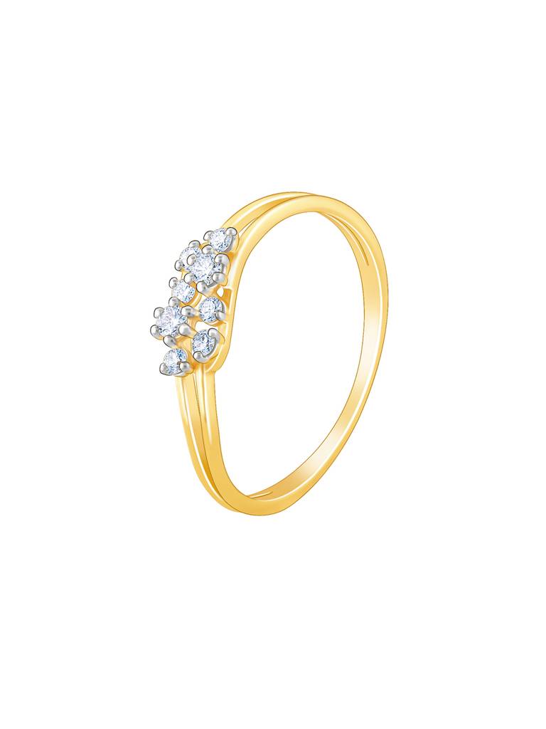 14K Yellow Gold Captivating Brilliance Diamond Ring : GDLR0344
