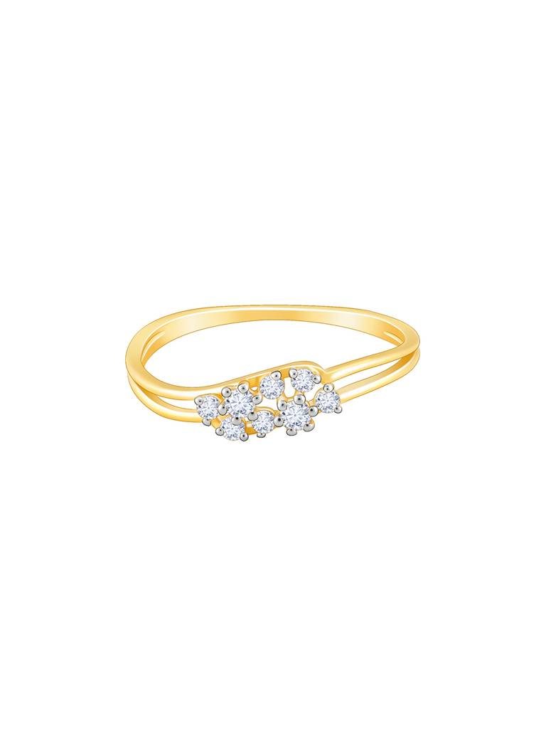 14K Yellow Gold Captivating Brilliance Diamond Ring : GDLR0344