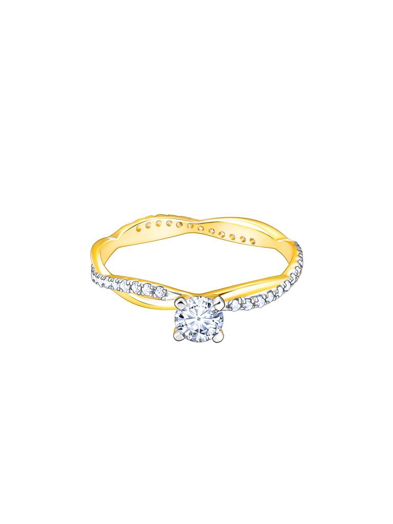 Giva 14K Yellow Gold Bold Beauty Diamond Ring : GDLR034