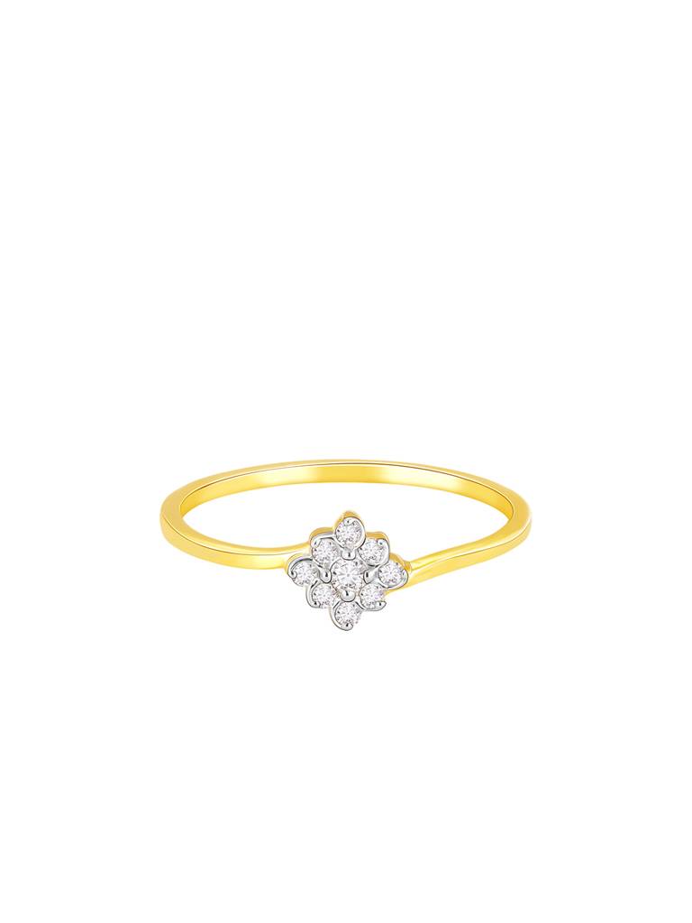 14K Yellow Gold Beauty In Elegance Diamond Ring : GDLR0352