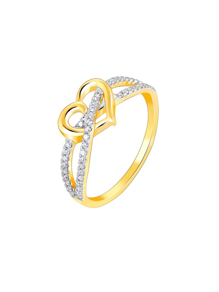 Giva 14K Yellow Gold In Love'S Warm Embrace Diamond Ring : GDLR035