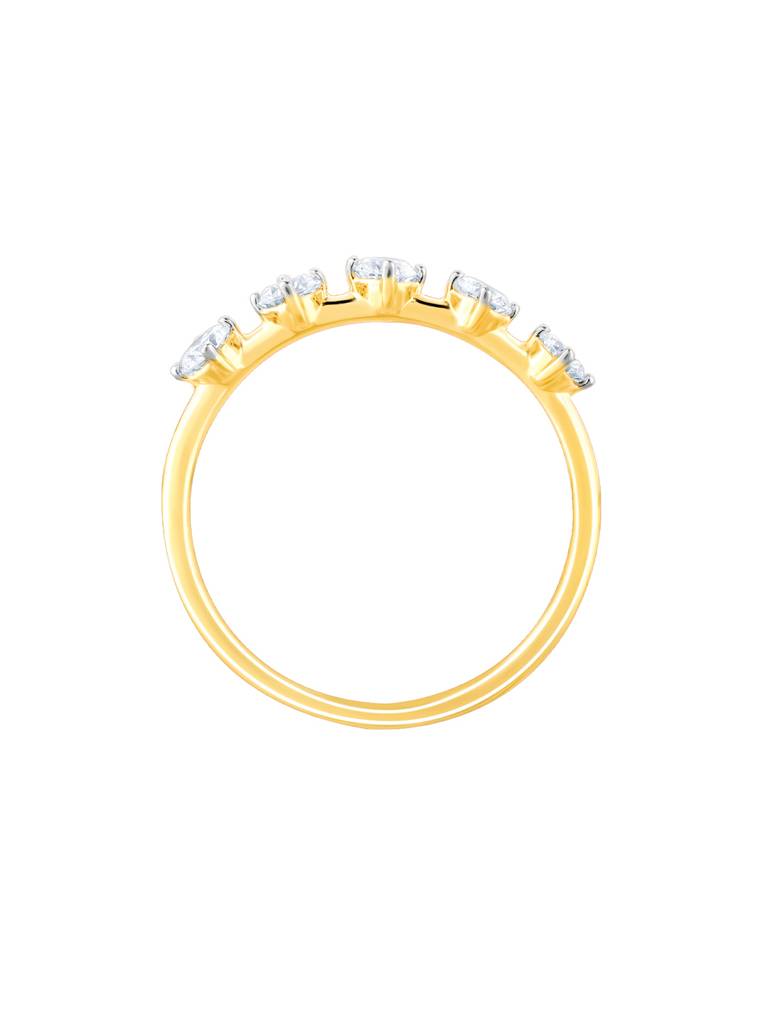 14K Yellow Gold Eternally Treasured Diamond Ring : GDLR0371