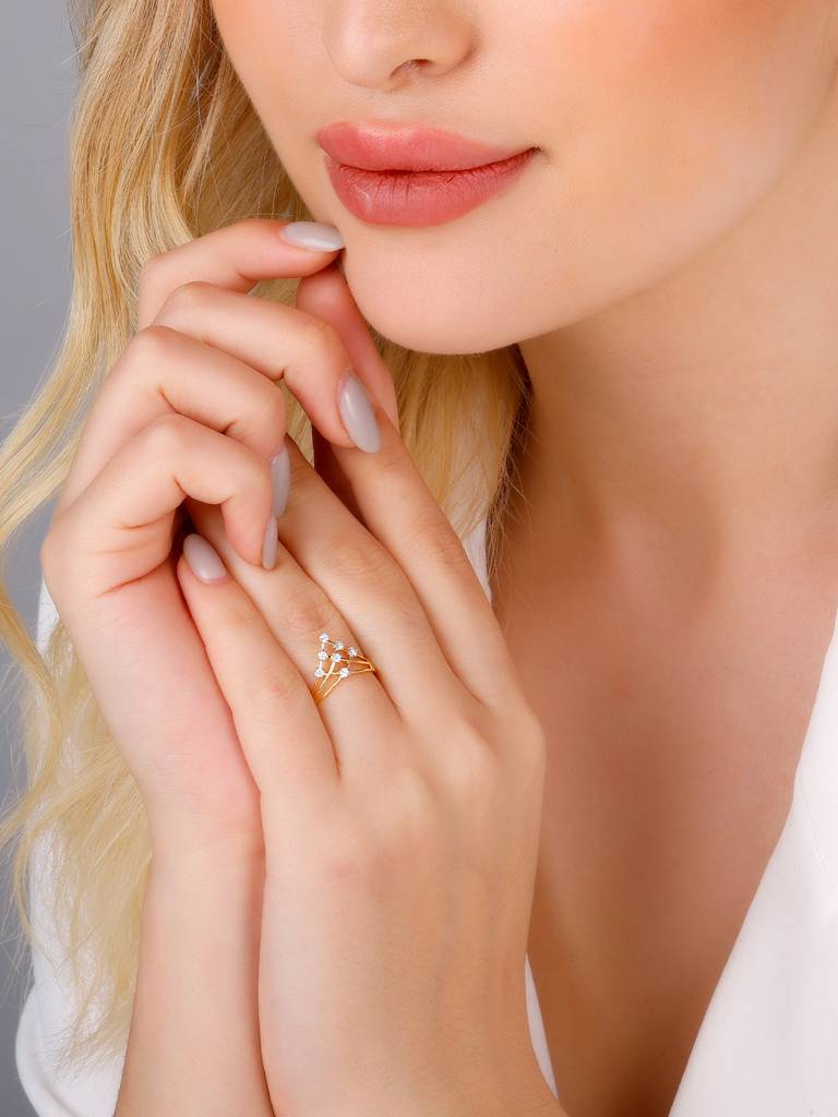 Giva 14K Yellow Gold Dreaming Of Forever Diamond Ring : GDLR037