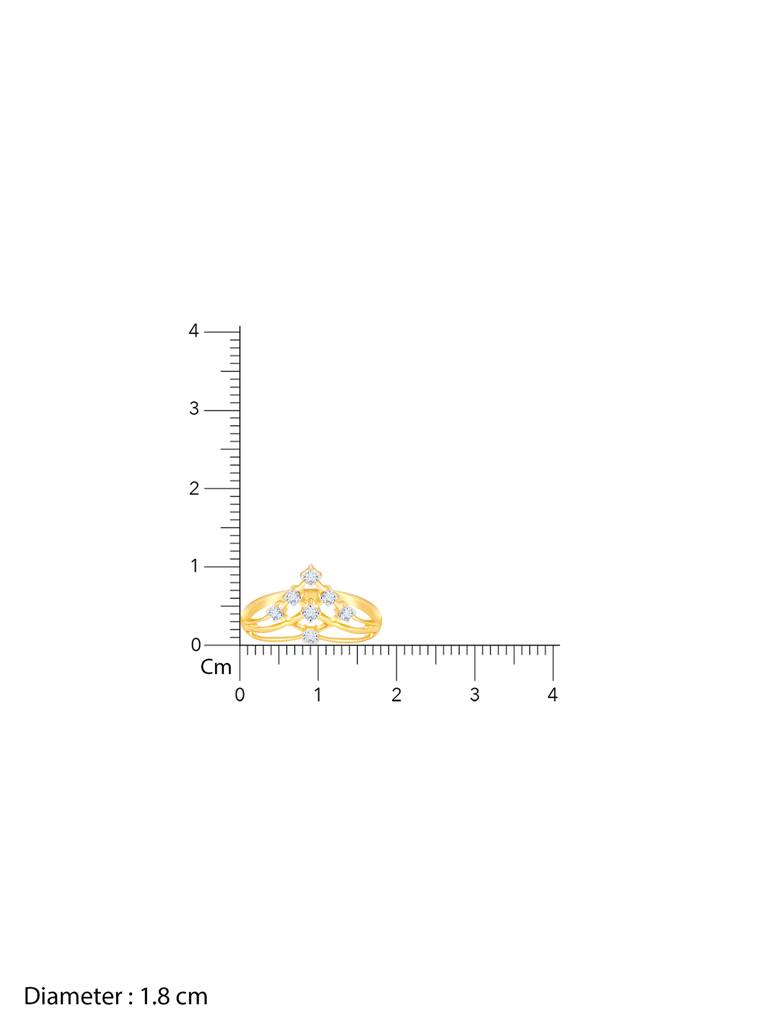 Giva 14K Yellow Gold Dreaming Of Forever Diamond Ring : GDLR037